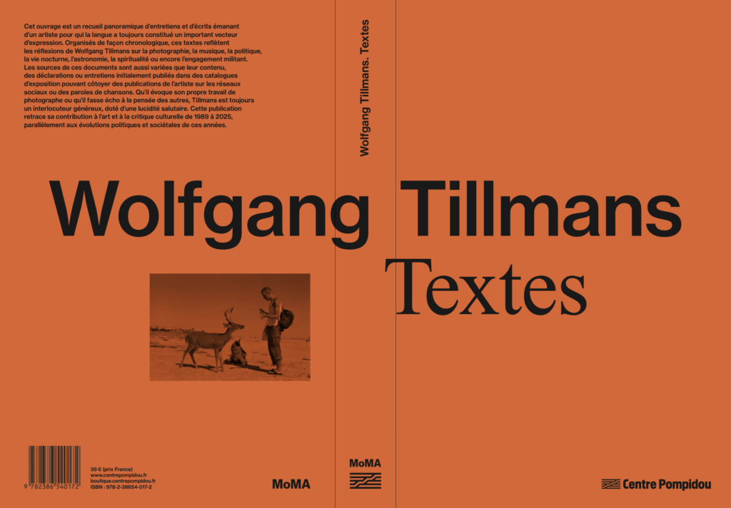 Wolfgang Tillmans Reader Textes Centre Pompidou French edition 2025